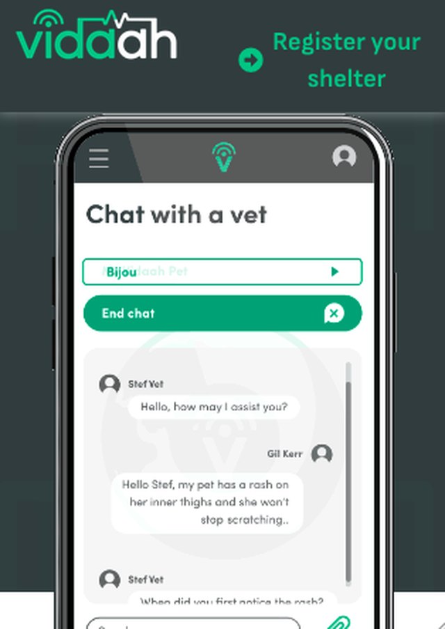 Vidaah chat with a vet